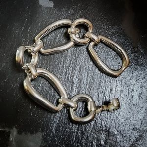 925 Mexican silver chain link bracelet